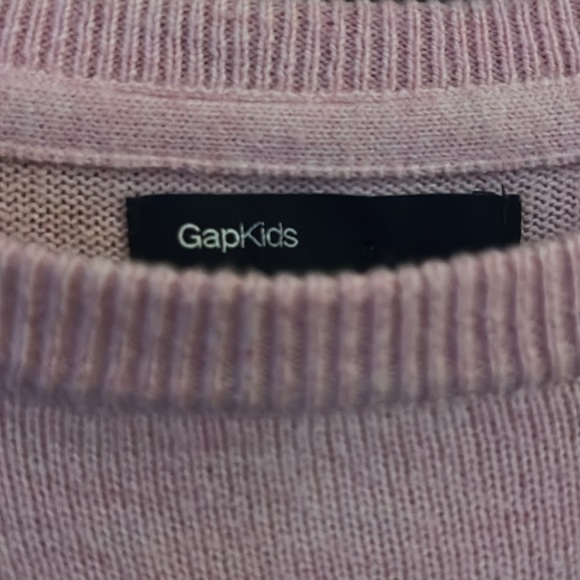 GAP Kids Pink sweater with sequined Hummingbird design.  Size L (10) - Picture 4 of 4